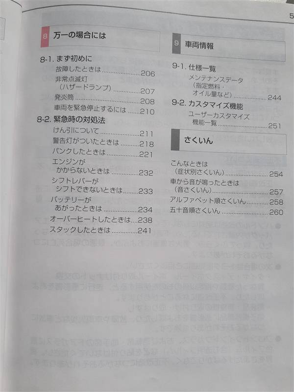 取扱説明書 トヨタ プロボックス (中古)