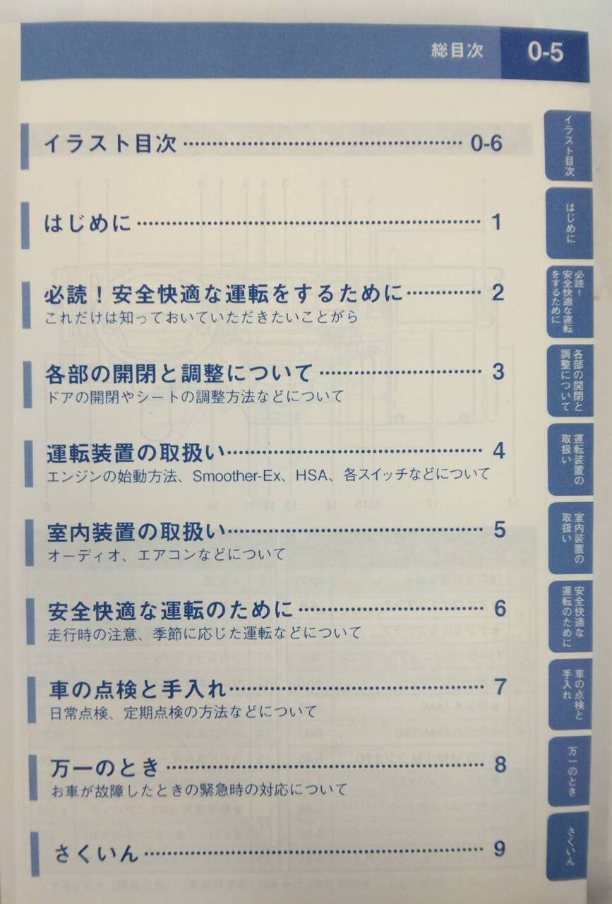取扱説明書 いすゞ エルフ (中古)