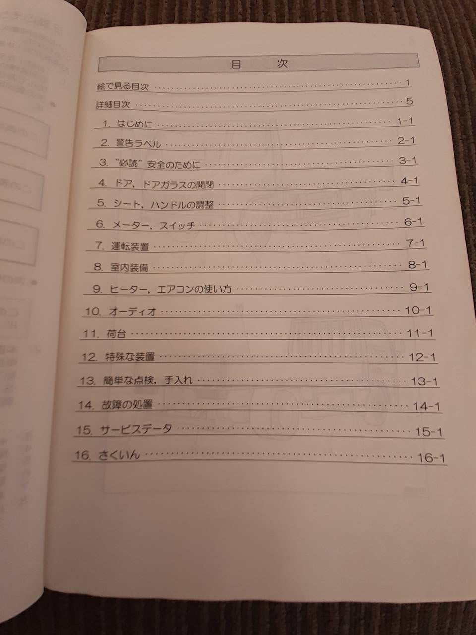 取扱説明書 三菱 キャンター (中古)