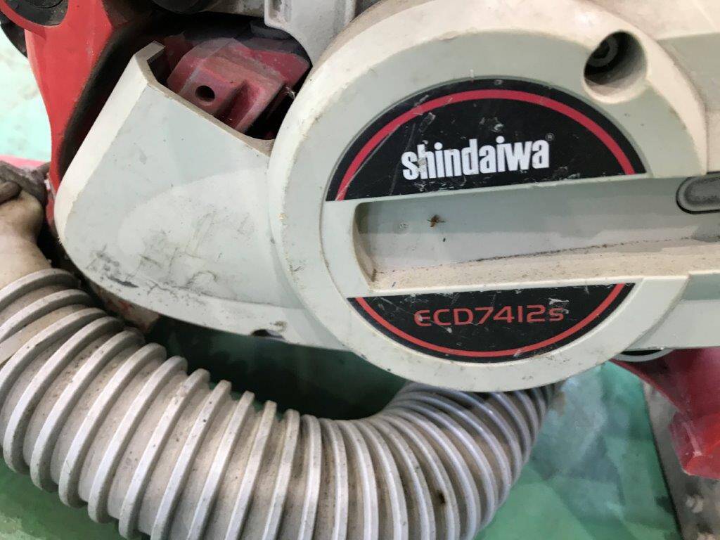 コンクリートカッター シンダイワ ECD-7412S 動作確認 :確認済み (中古)