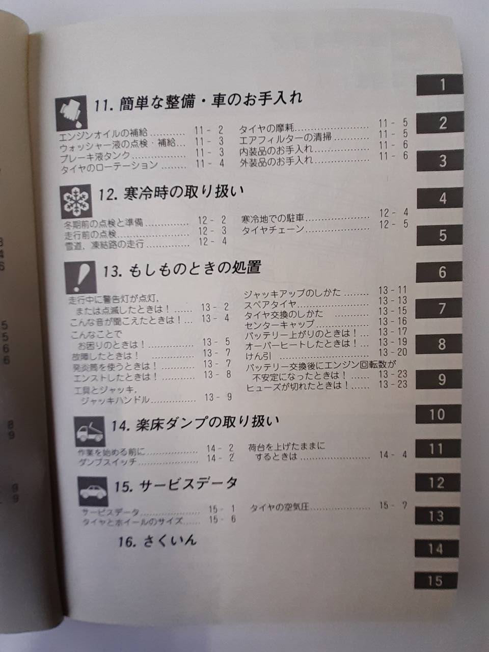 取扱説明書 三菱 ミニキャブ (中古)