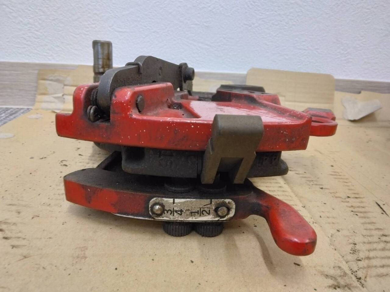 自動切上ダイヘッド REX レッキス 25A-40A 1~2インチ ネジ切り 配管工具(中古)