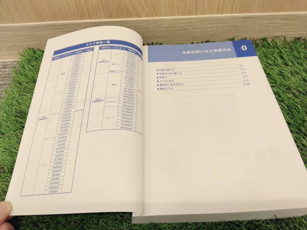 取扱説明書 いすゞ エルフ (中古)