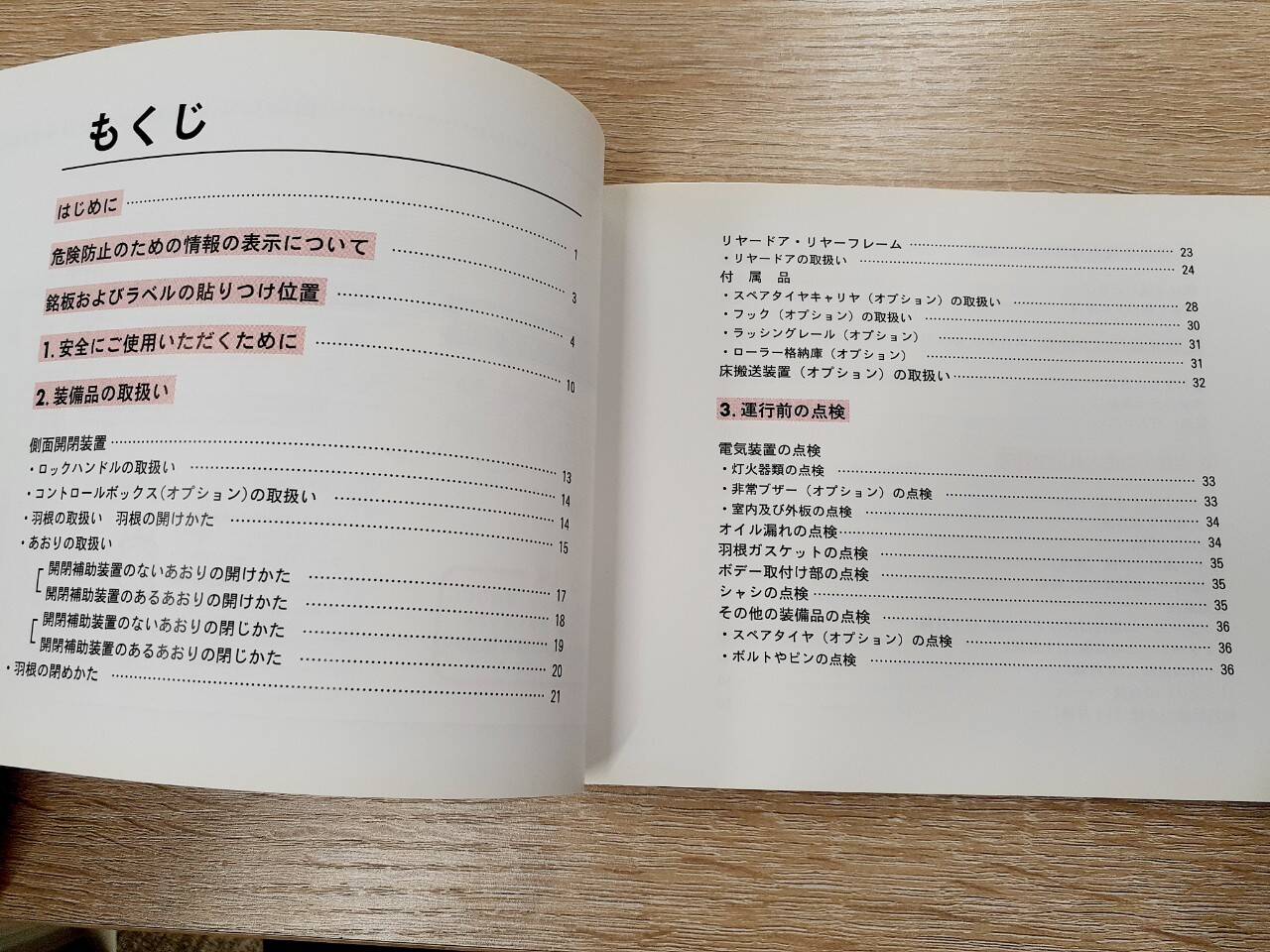 取扱説明書 日本トレクス トラックウイング
