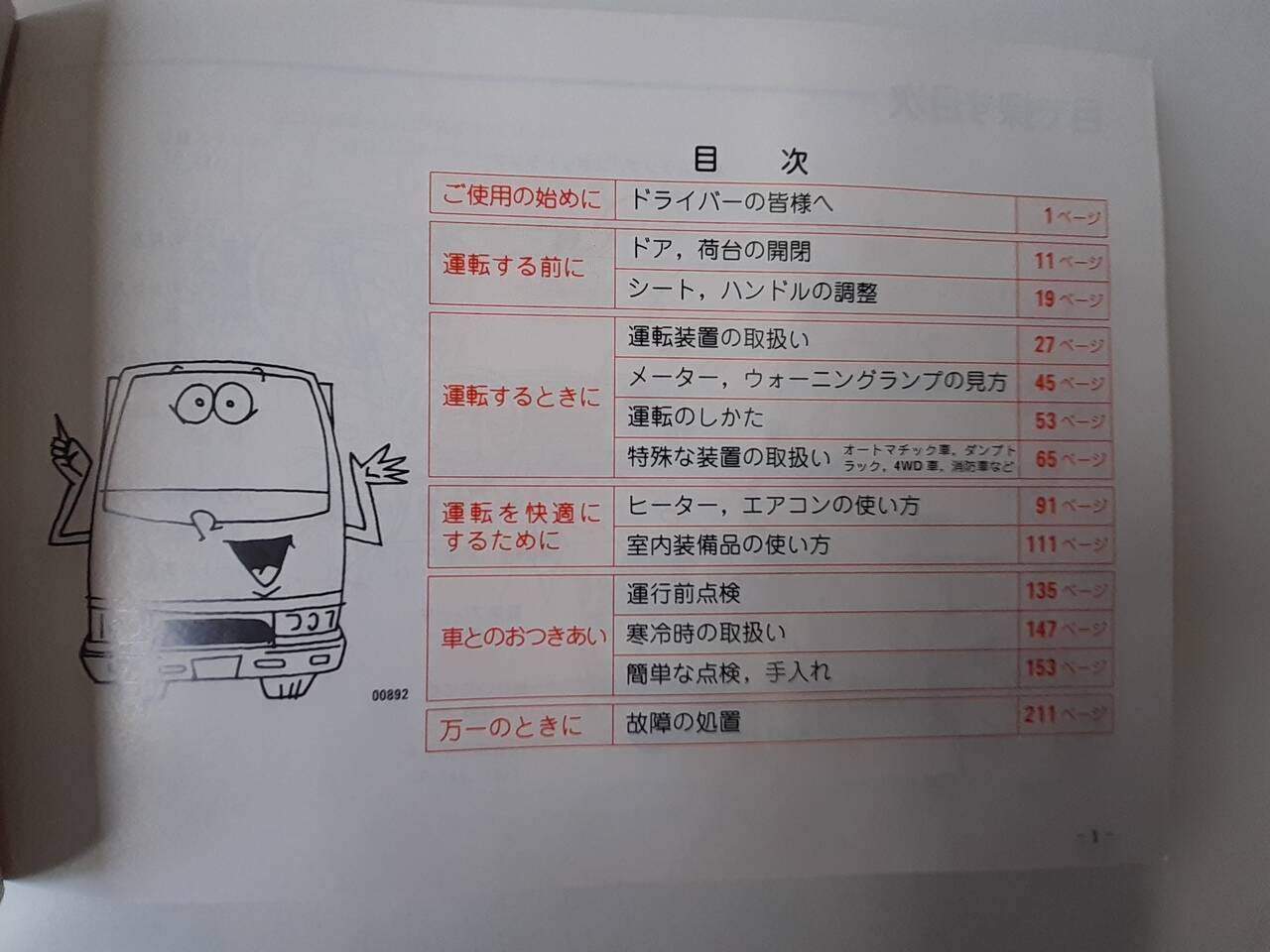 取扱説明書 三菱ふそう キャンター (中古)