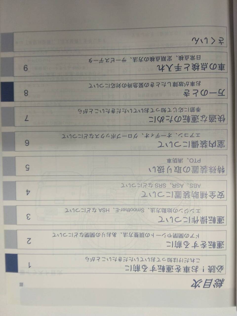 取扱説明書 いすゞ エルフ (中古)