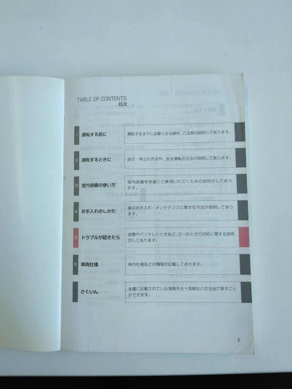 取扱説明書 トヨタ ハイエース (中古)