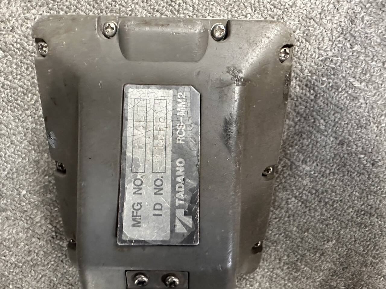 ラジコン 送信機 のみ TADANO RCS-MM2 【通電確認済み】(中古)