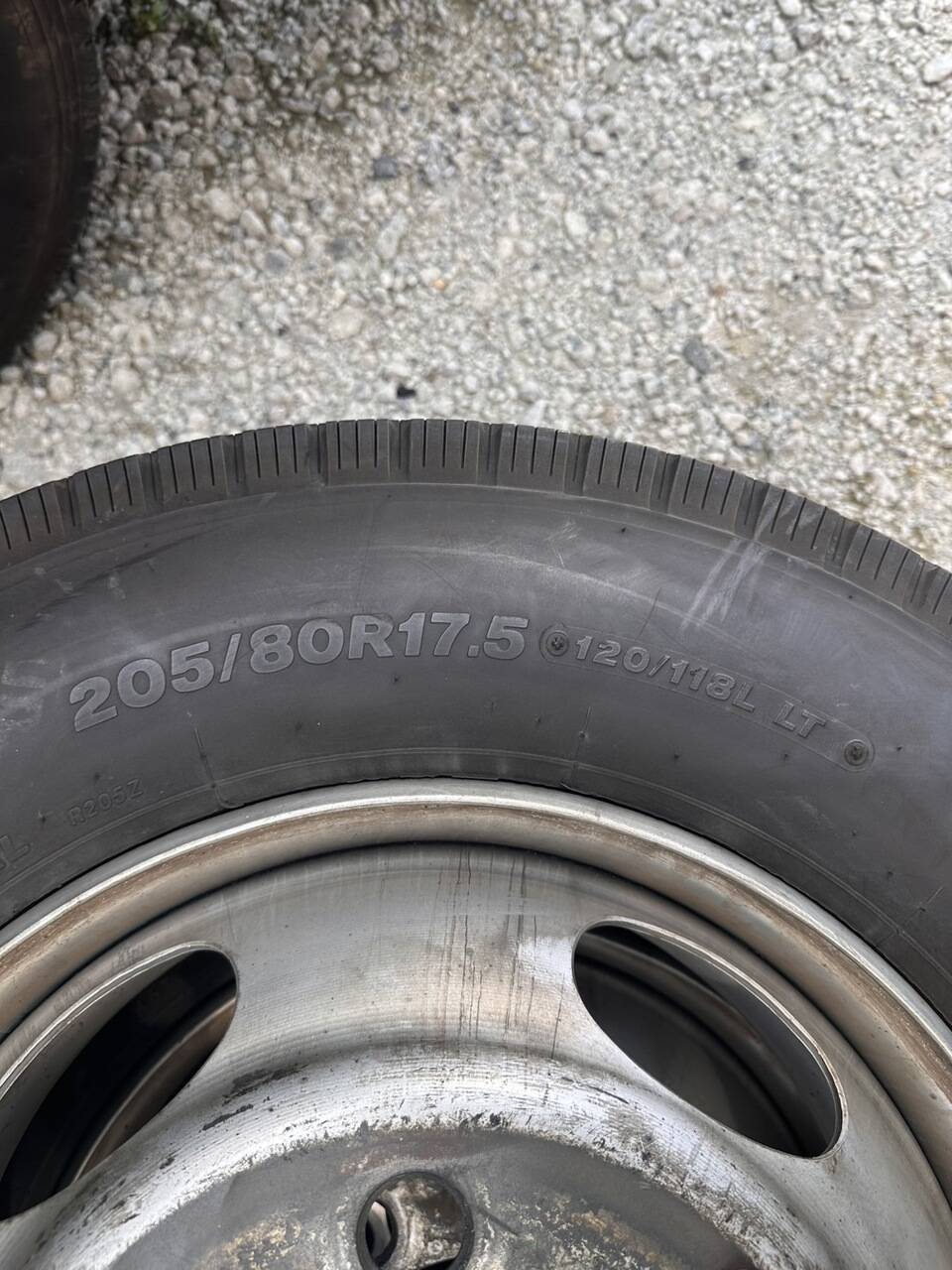 タイヤ 6本 【BRIDGESTONE】【205/80R17.5】(中古)