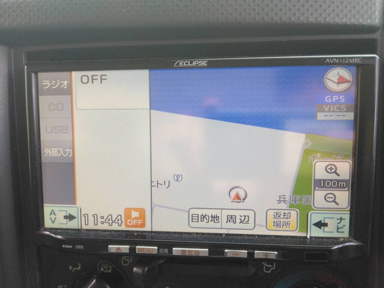 ナビ 富士通テン AVN112MRC(中古)