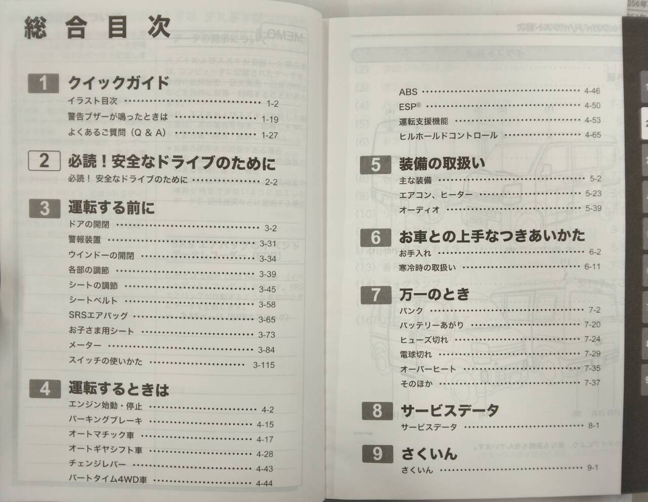 取扱説明書 スズキ エブリィ/エブリィワゴン (中古)