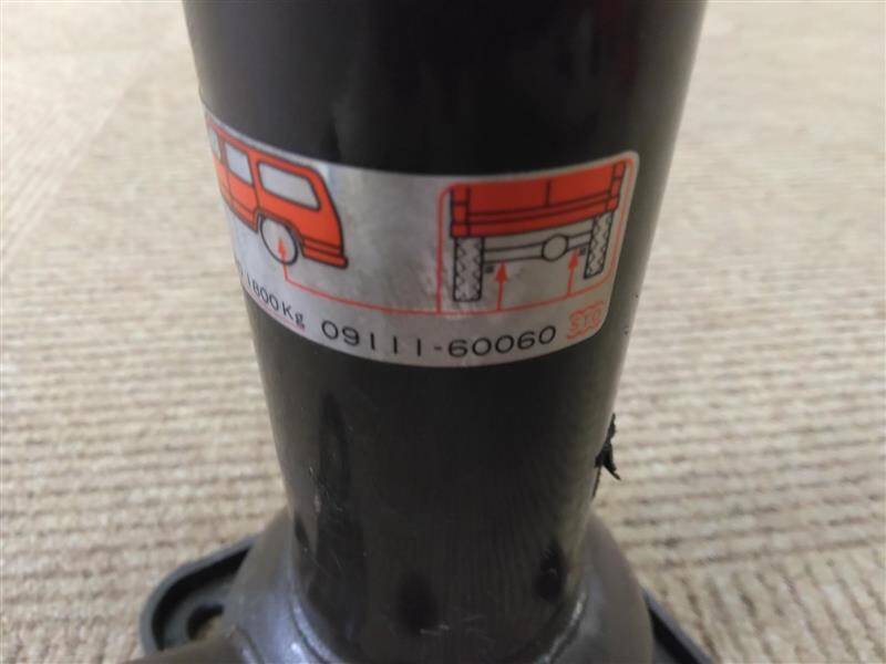 ジャッキ ジャッキのみ トヨタ 1.8トン(中古)