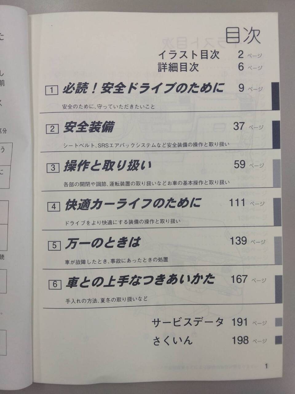 取扱説明書 ニッサン バネット(中古)