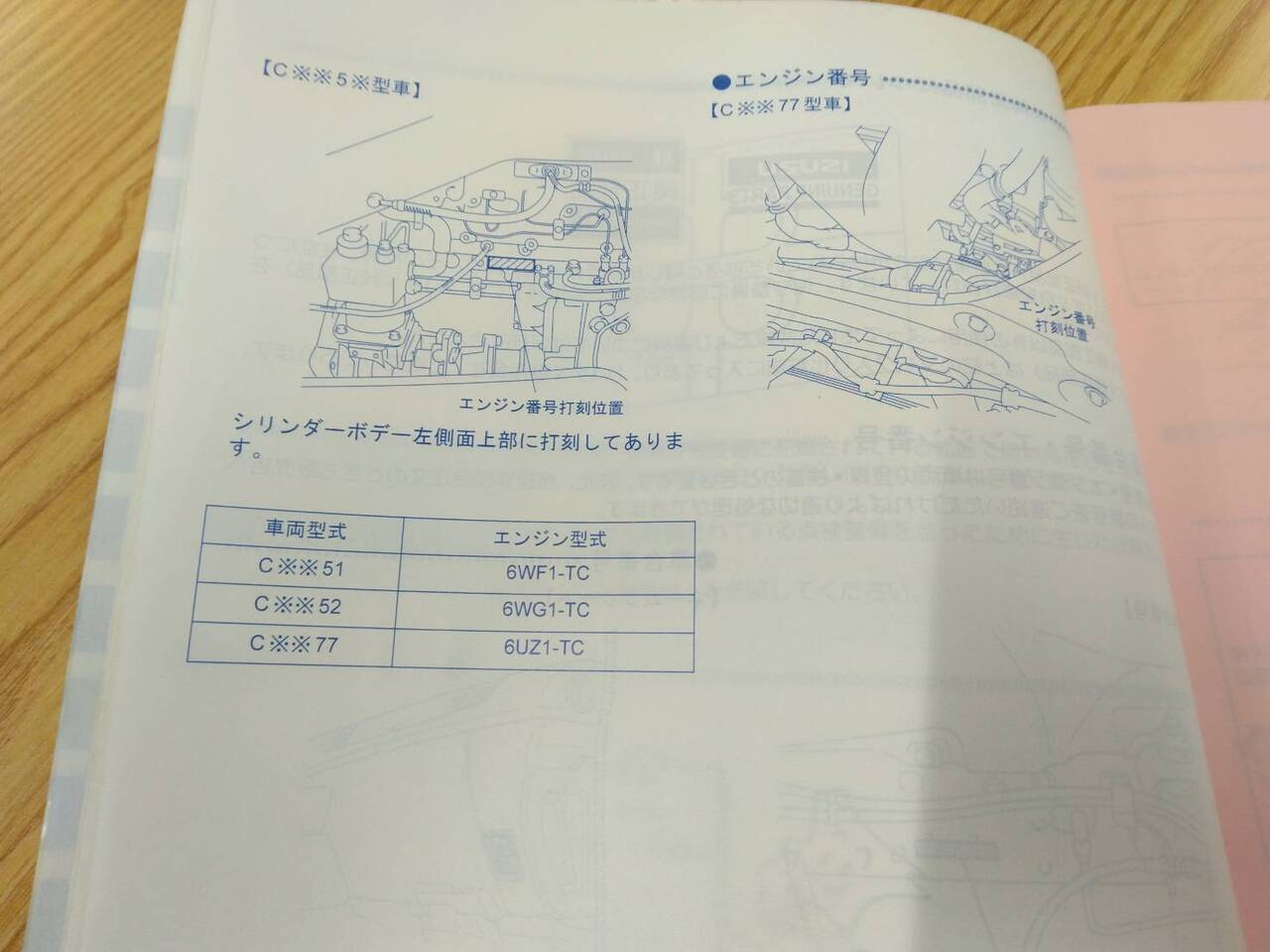 取扱説明書 いすゞ ギガ (中古)