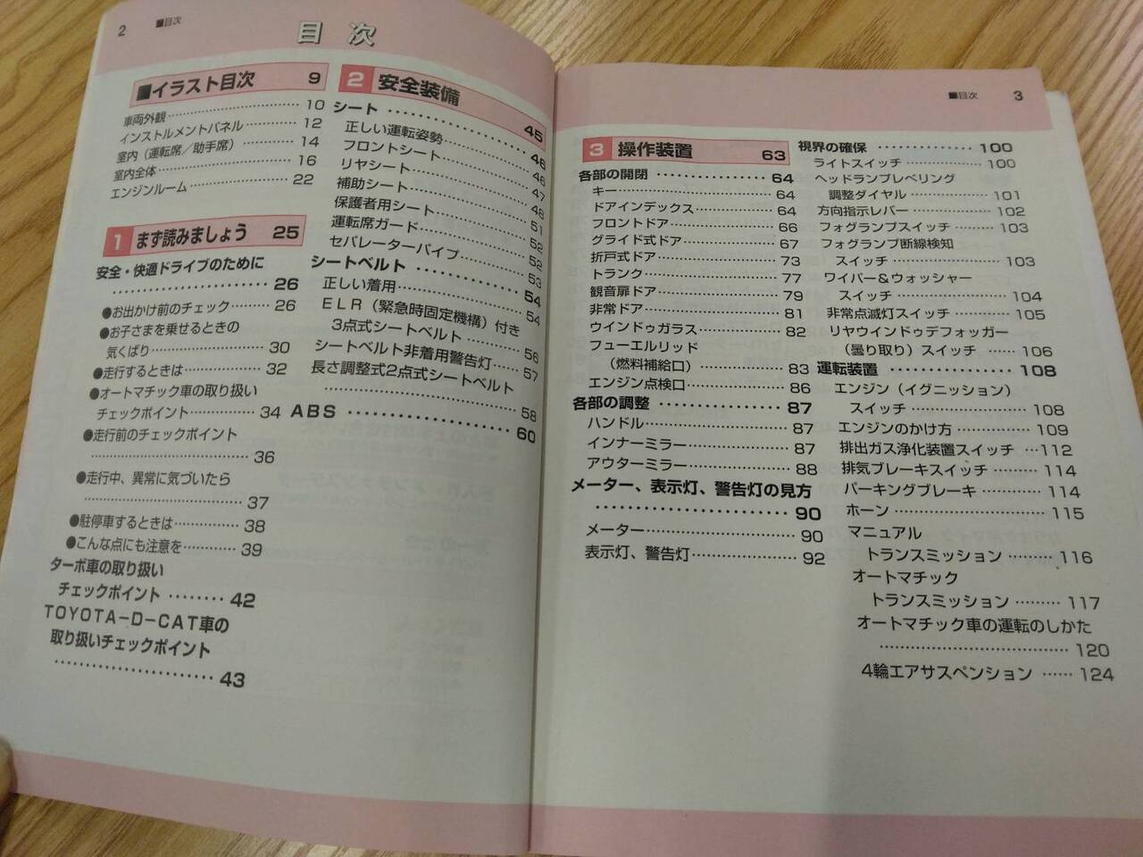 取扱説明書 トヨタ コースター (中古)