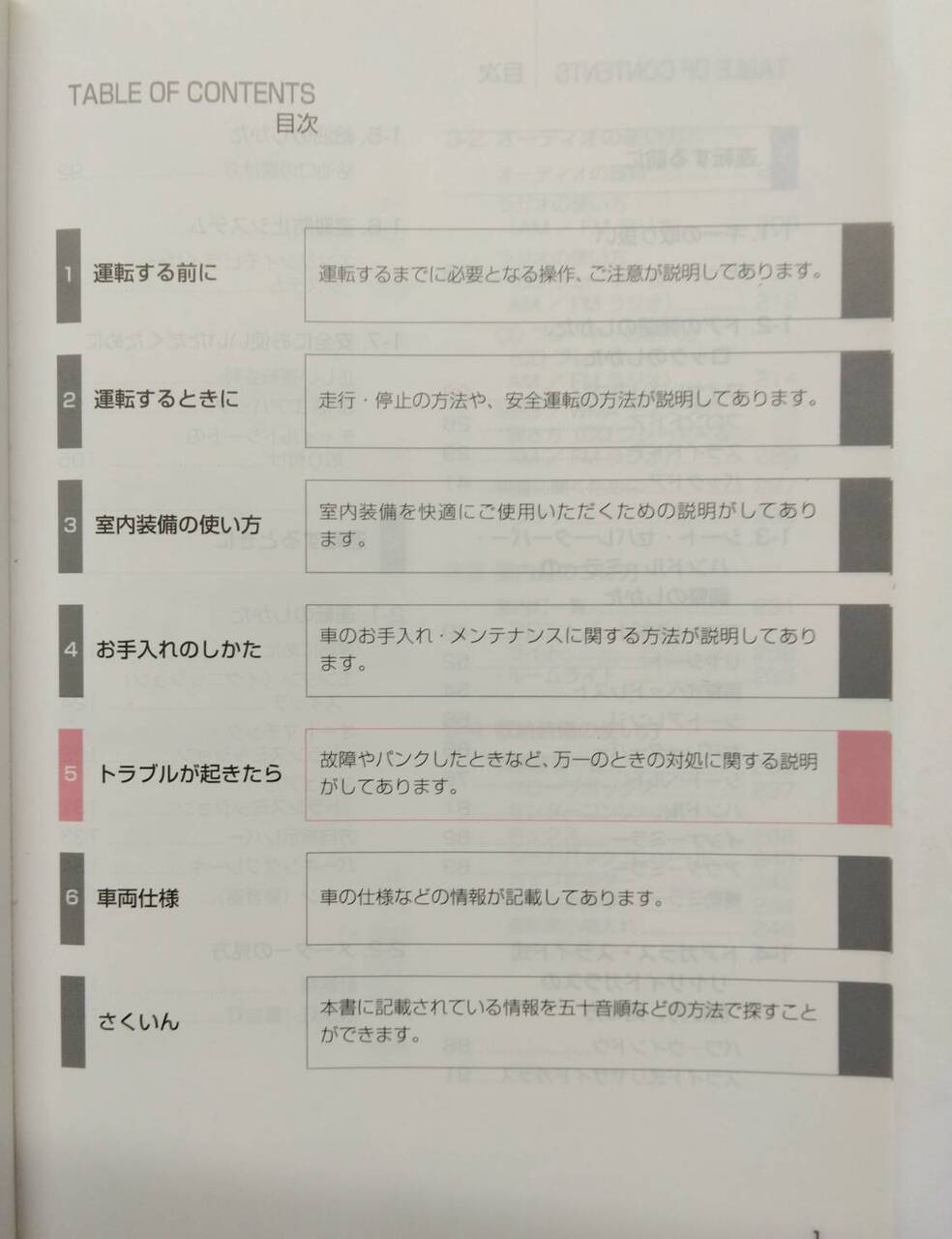 取扱説明書 トヨタ ハイエース (中古)