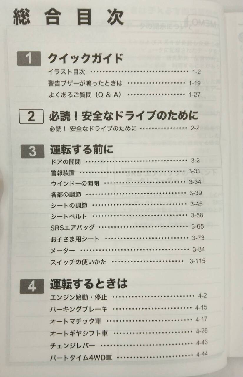 取扱説明書 スズキ エブリィ (中古)