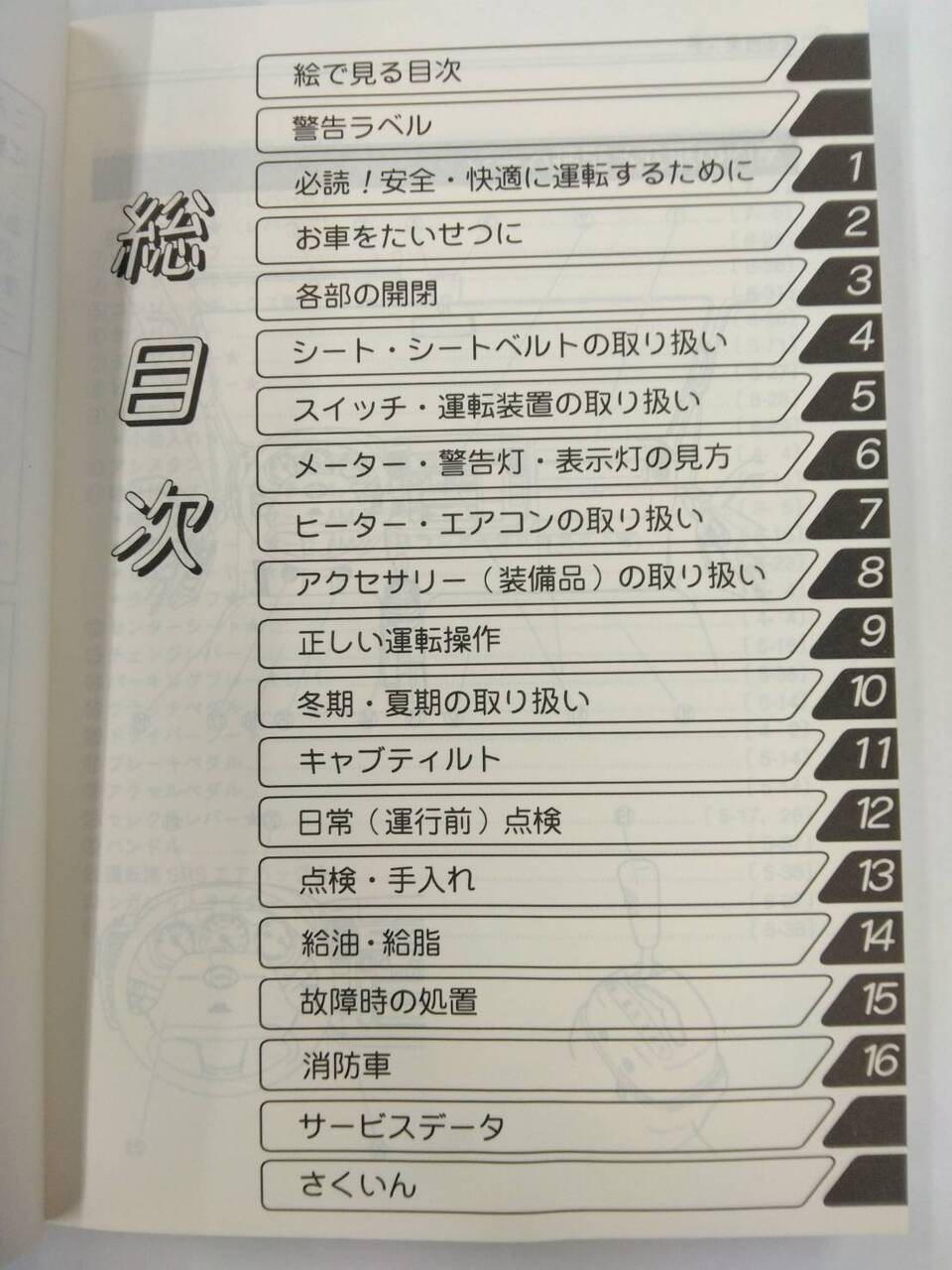 取扱説明書 HINO DUTRO (中古)