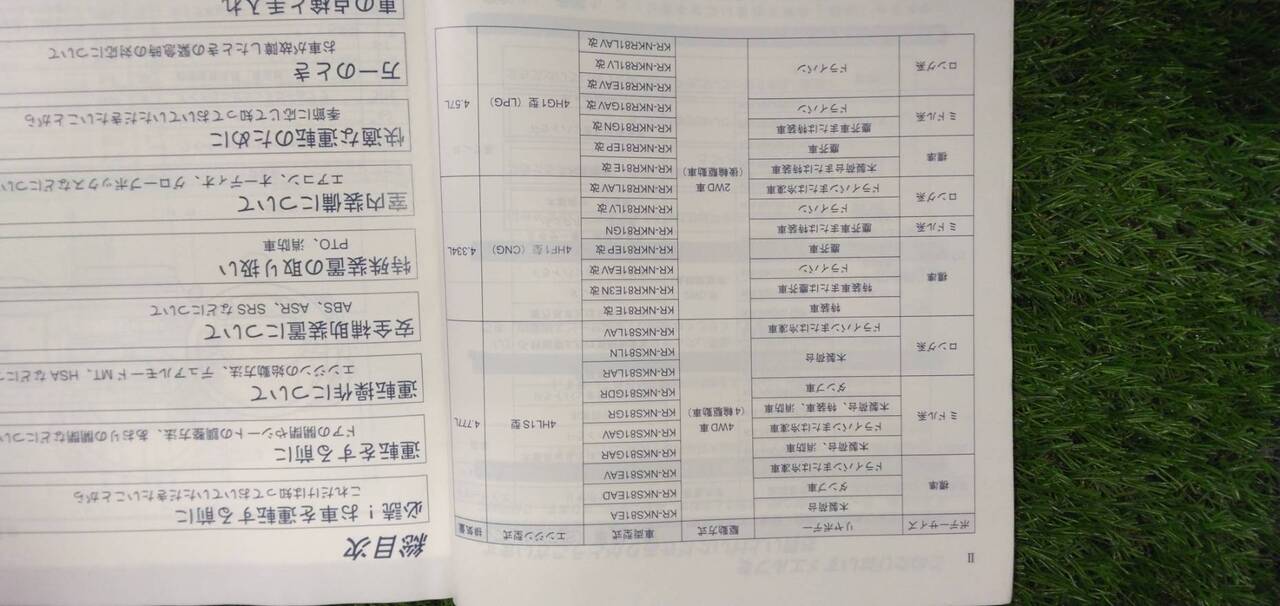 マニュアル 取扱説明書 【いすゞ】 【エルフ】 (中古)