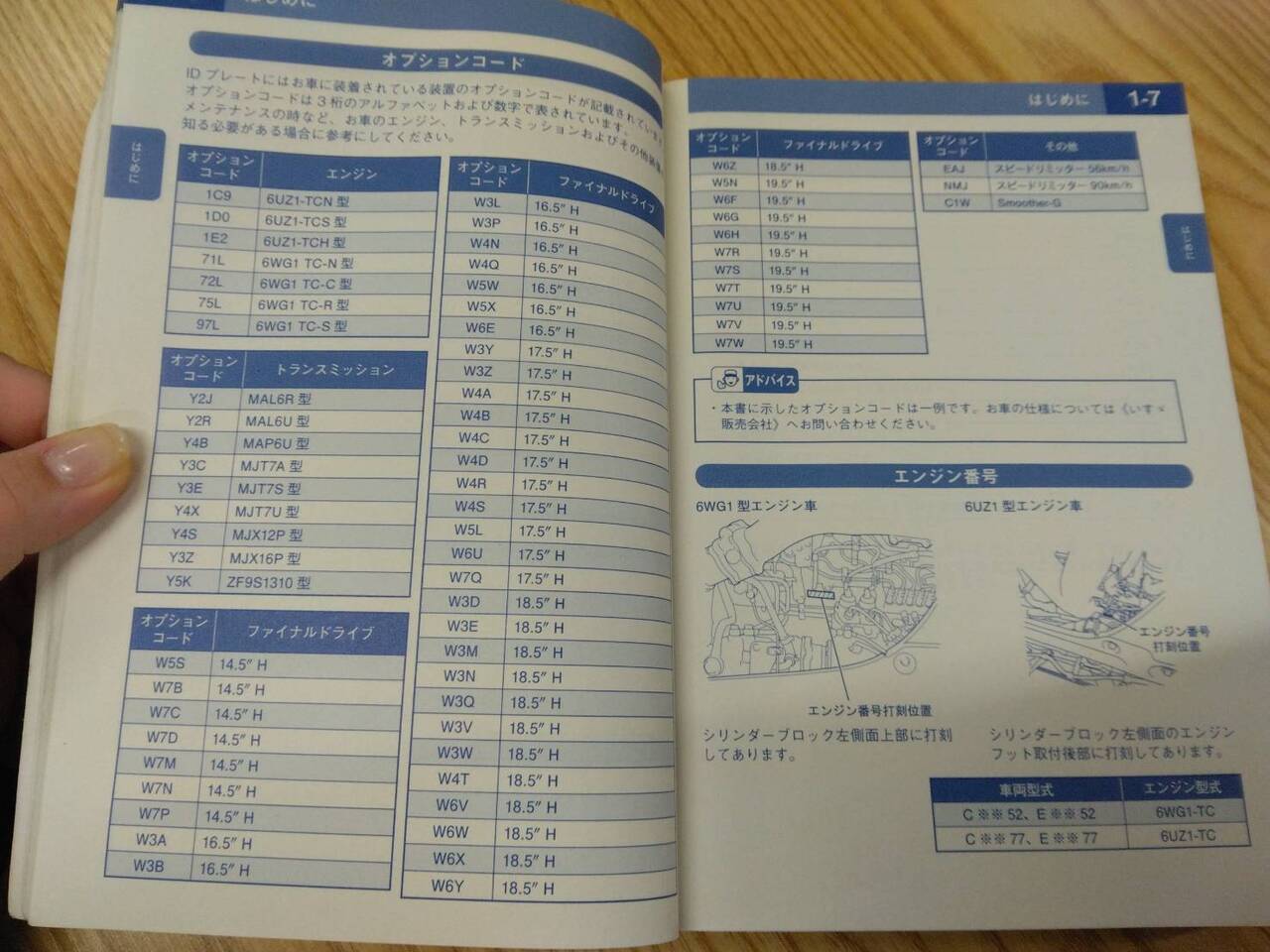 取扱説明書 いすゞ ギガ (中古)