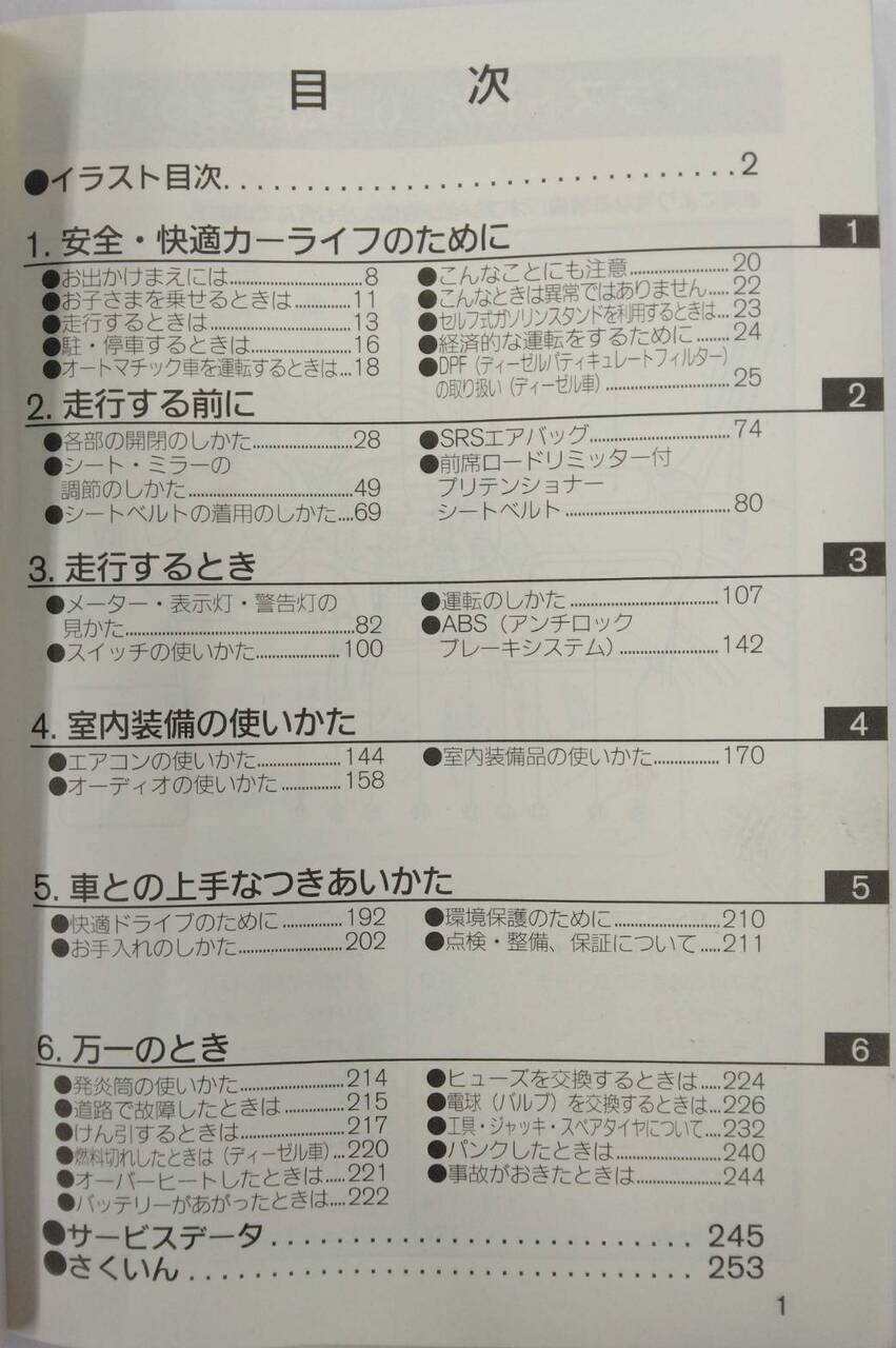 取扱説明書 NISSAN CARAVAN (中古)