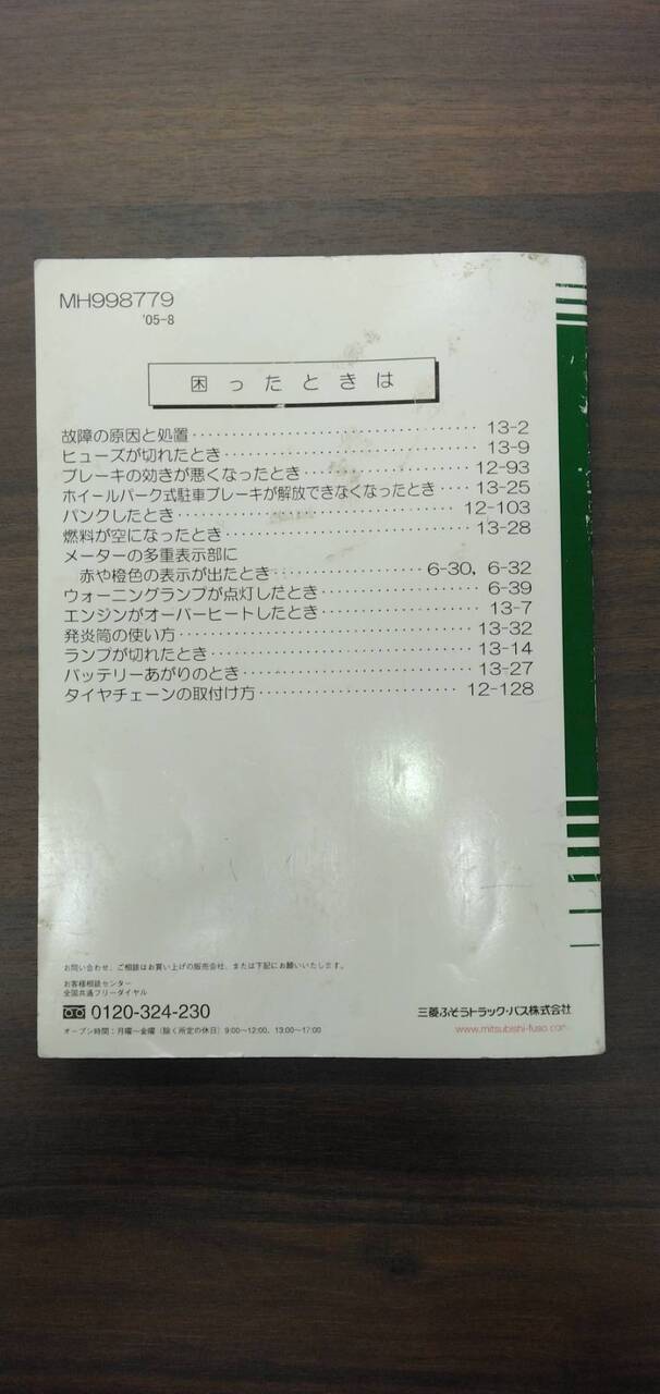 マニュアル 取扱説明書 【三菱】 【ファイター】 (中古)