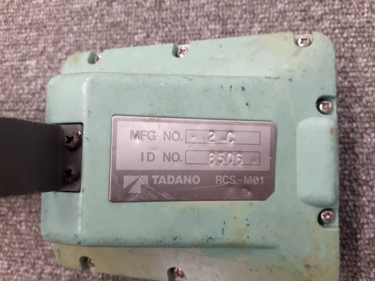 ラジコン 送信機 タダノ WCS-M01 【通電確認済み】(中古)