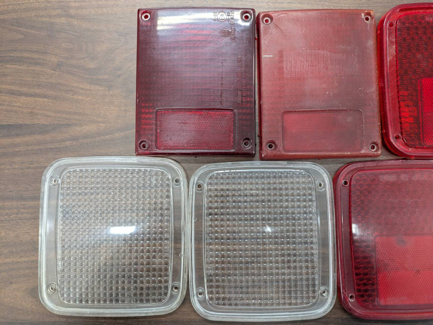 テールレンズ 7点セット 赤5点 白2点 【まとめ売り!】(中古)