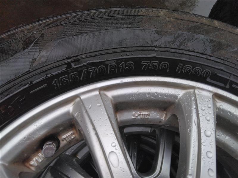 タイヤ スタッドレス YOKOHAMA 155/70R13 (中古)