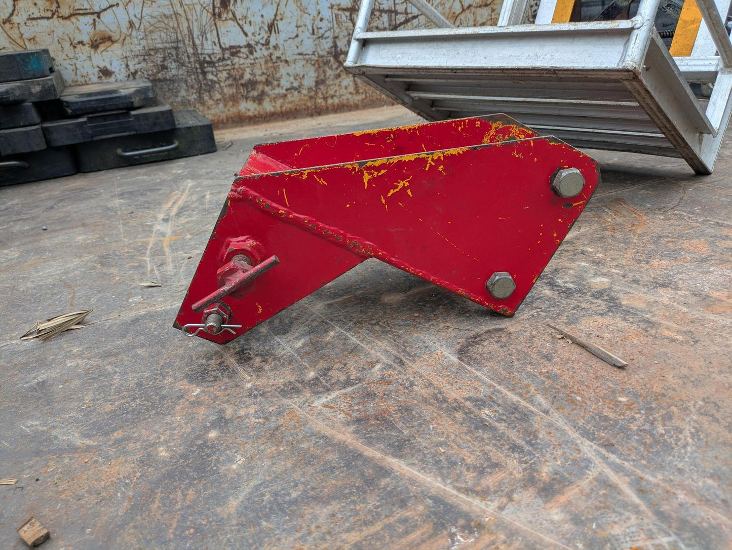 ゴンドラ クレーン取付金具付き 造園ゴンドラ 日野 レンジャーFD1JKBから取り外し(中古)