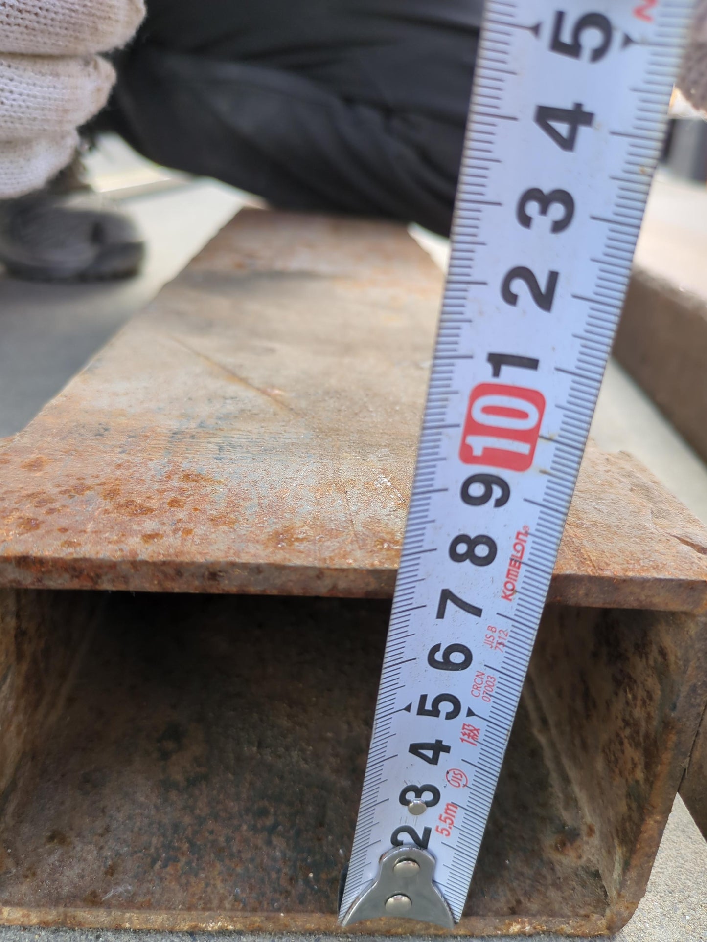 サヤ フォークリフト用 全長:約162cm 2本セット (中古)