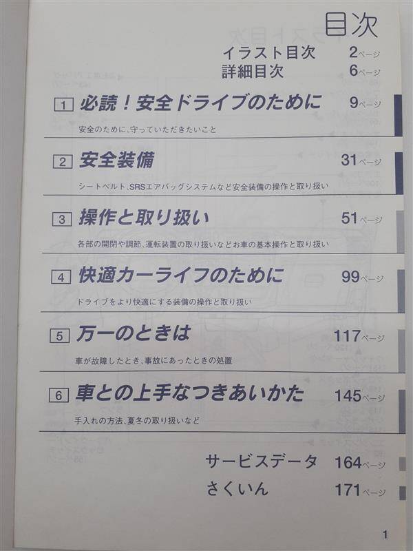 取扱説明書 　ニッサン　バネット (中古)