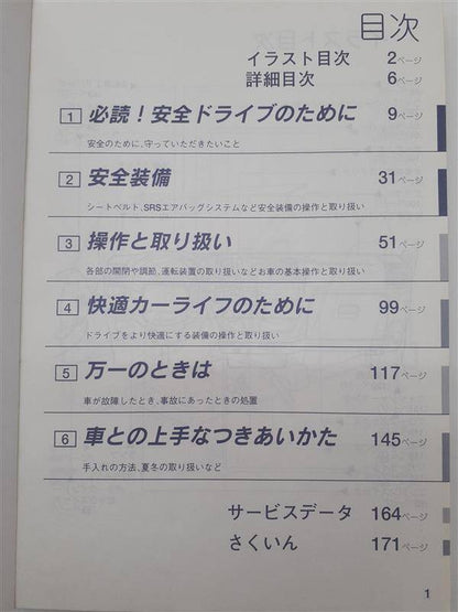 取扱説明書 　ニッサン　バネット (中古)