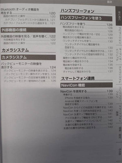 取扱説明書 　ニッサン　ナビ(中古)