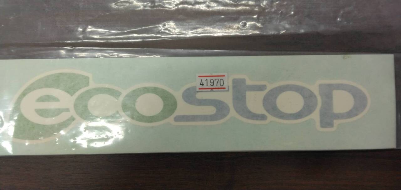 ステッカー【eco stop】（中古）