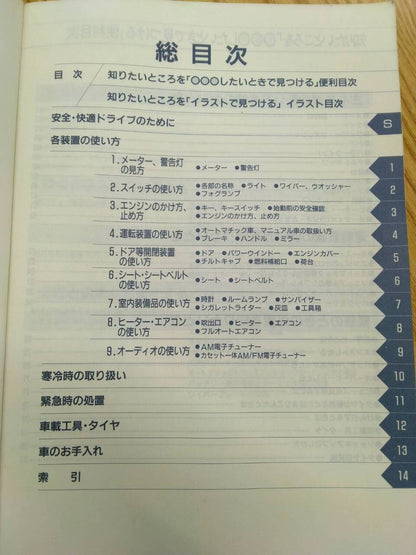 取扱説明書 　ニッサン　アトラス (中古)