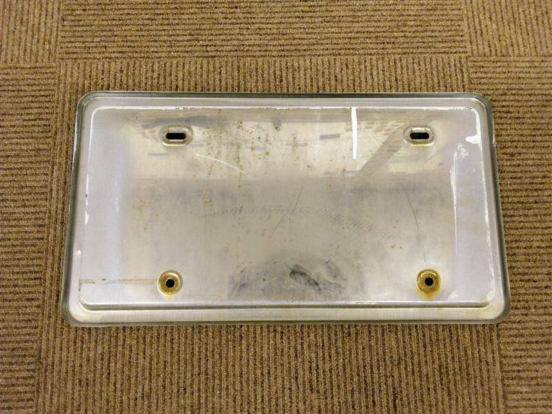 ナンバープレートカバー（中古）