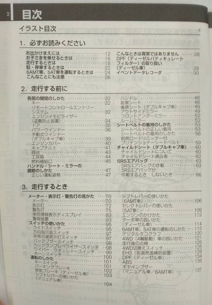 取扱説明書 　ニッサン　アトラス (中古)