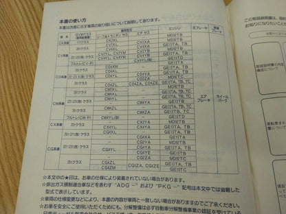 取扱説明書 　ニッサンディーゼル　クオン (中古)