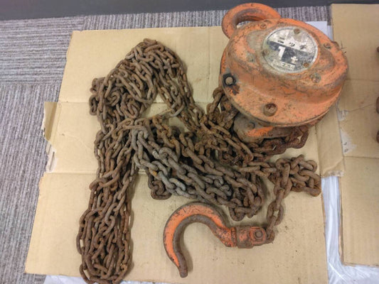 チェーンブロック 　ニッチ　2.5m　1トン　(中古)