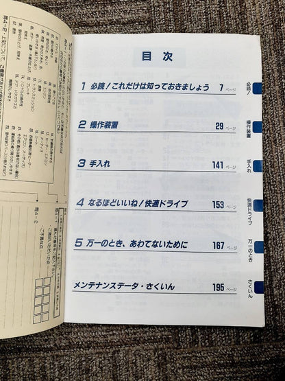 取扱説明書 　トヨタ　トヨエース（中古）