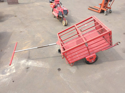 カゴ付き運搬台車　トレーラー　農機具　（中古）