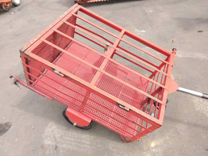 カゴ付き運搬台車　トレーラー　農機具　（中古）