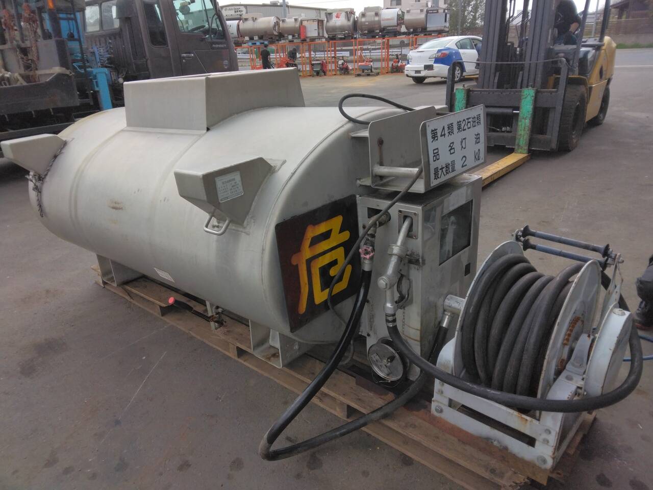 エムケー精工 MK LORRY CGO45D タンクローリー  灯油 最大量2KL　2000L 【購入前確認可】　（中古）