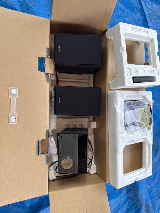 スピーカー　ソニー  シルバー　CMT-SBT40 (未使用)
