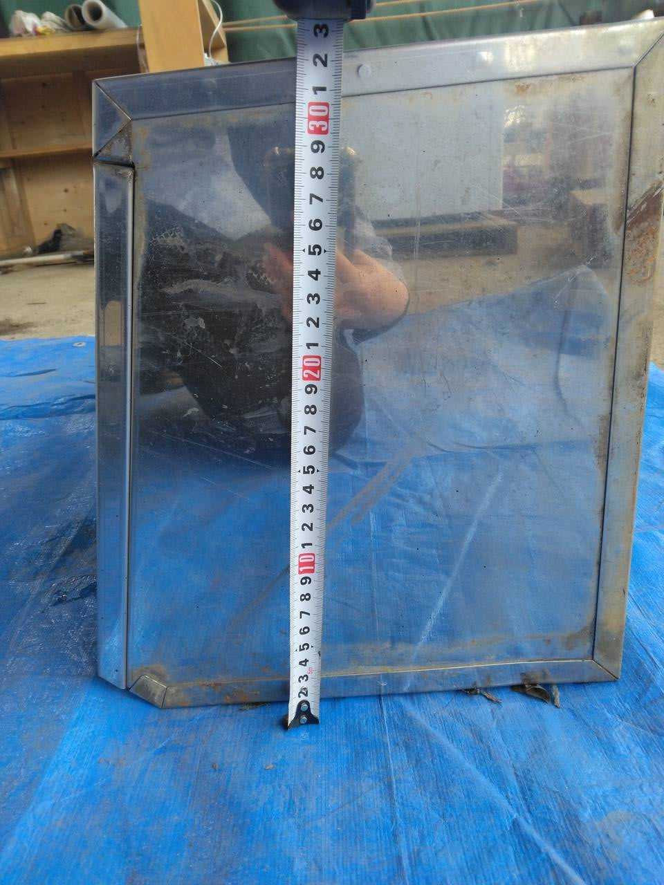 工具箱　ステンレス　75cm × 28㎝ × 32cm（中古）