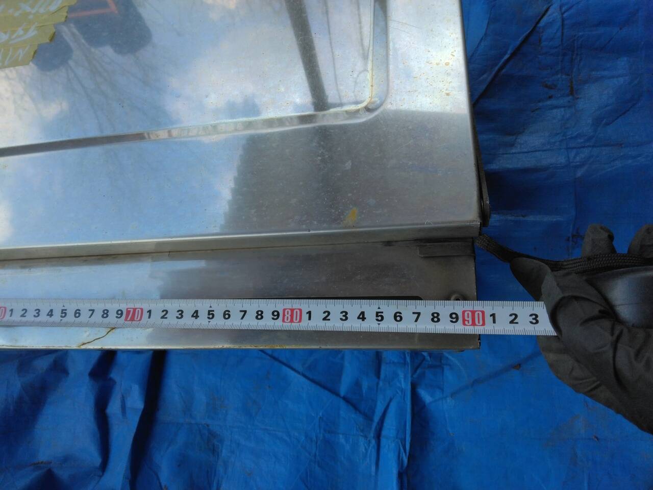 工具箱　ステンレス　90cm × 45㎝ × 45cm（中古）