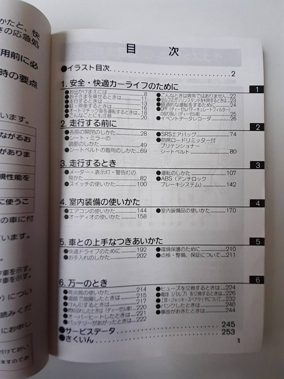 取扱説明書　日産　キャラバン　（中古）