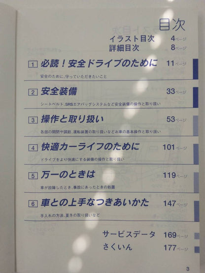 取扱説明書　マツダ　ボンゴ(中古)