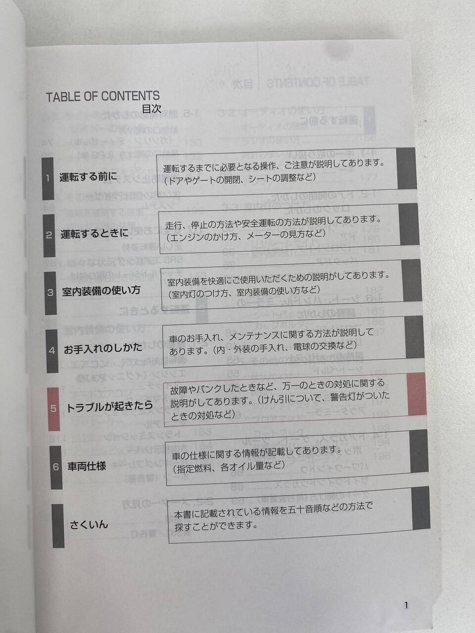 取扱説明書　トヨタ　ダイナトヨエース(中古)